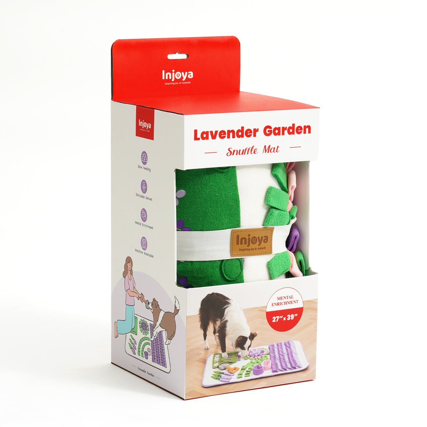 Injoya Vegetable Garden Snuffle Mat Dog Toy