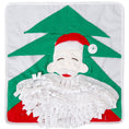 Load image into Gallery viewer, Santa Snuffle Mat for dogs, featuring a festive Santa design with hidden treat pockets, made from durable, non-toxic materials for mental stimulation.
